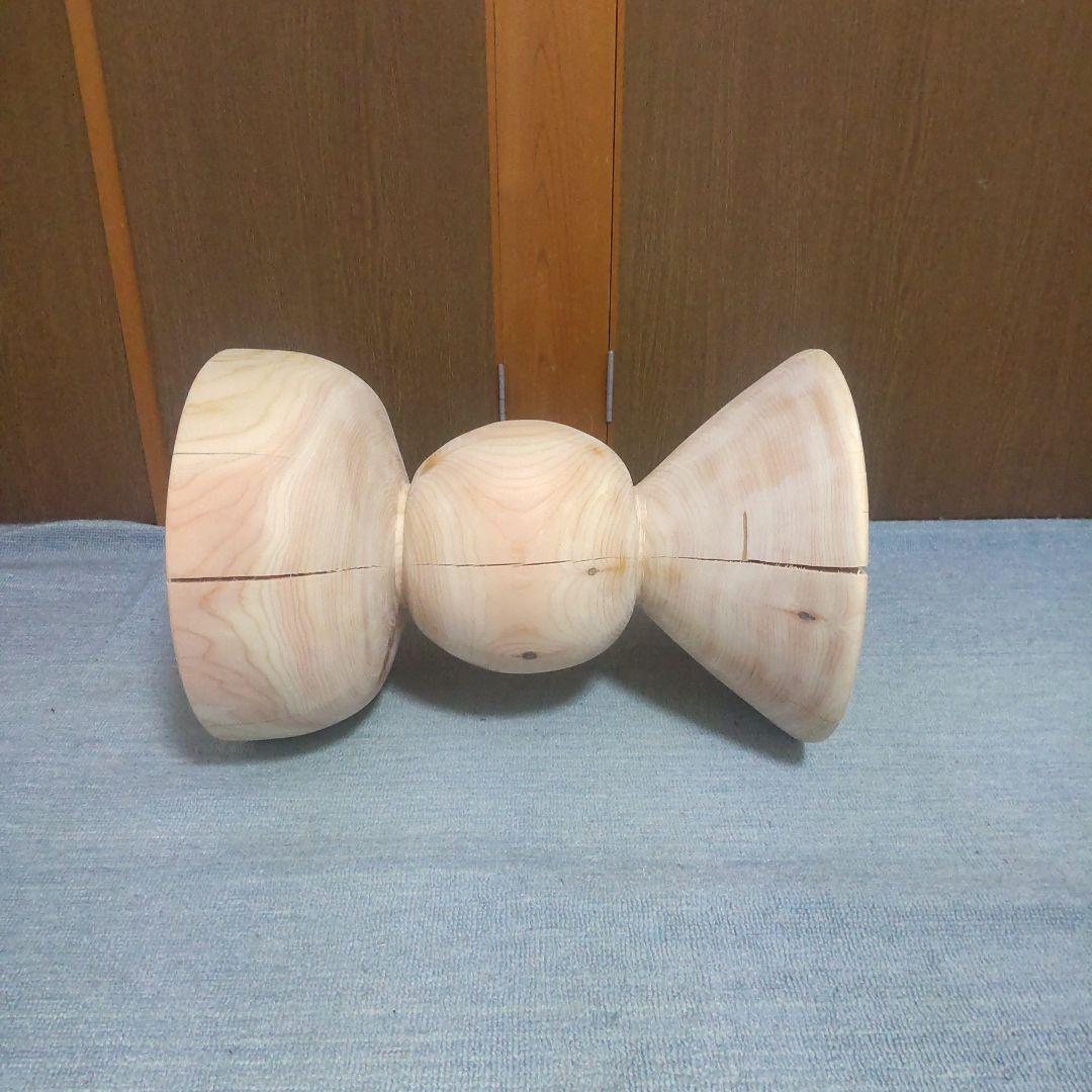 サンタナさん専用檜丸太椅子スツール