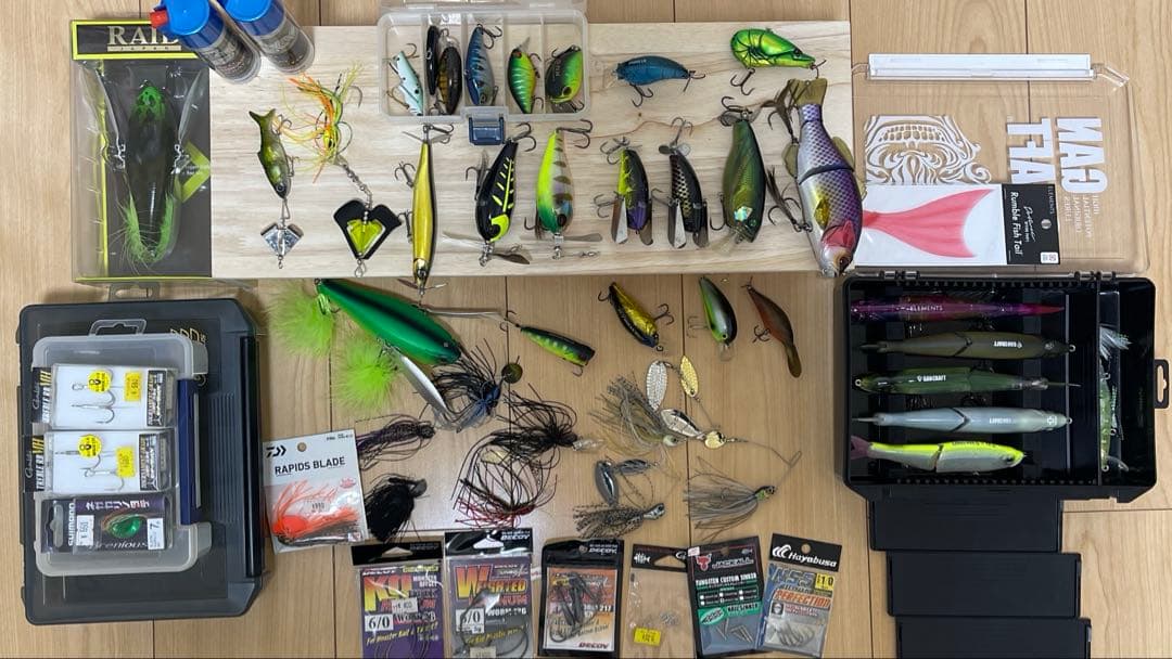 バス釣り引退セット　ルアー&ワーム