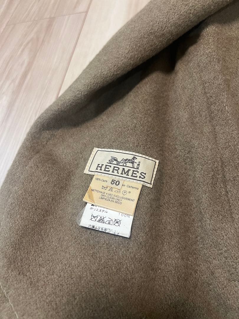 HERMES カシミア100% ジャケット　size50