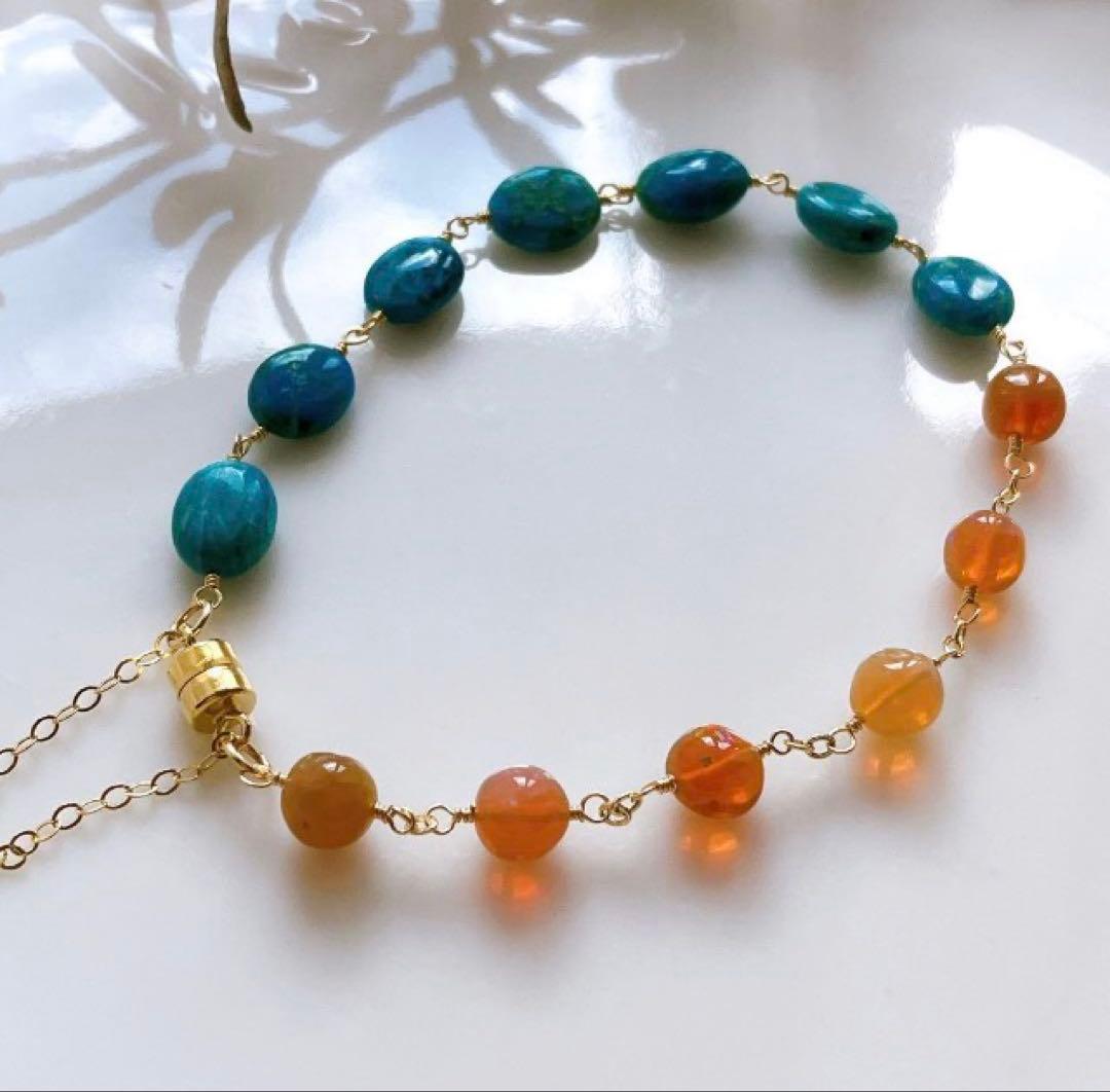 Kaya◆一点物✧パイライト×グレーイエローダイヤモンドピアス✧14kgf