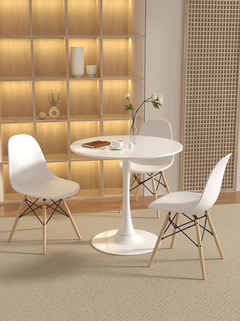 ダイニングテーブル80cmと椅子ニ脚セット