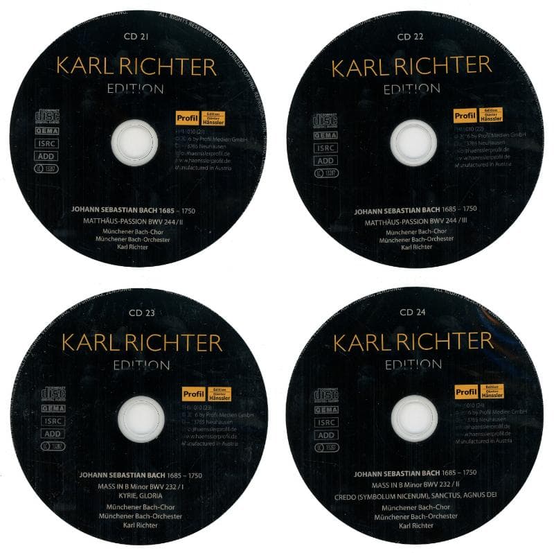 カール・リヒター・エディション(CD31枚組）Profilレーベル 廃盤