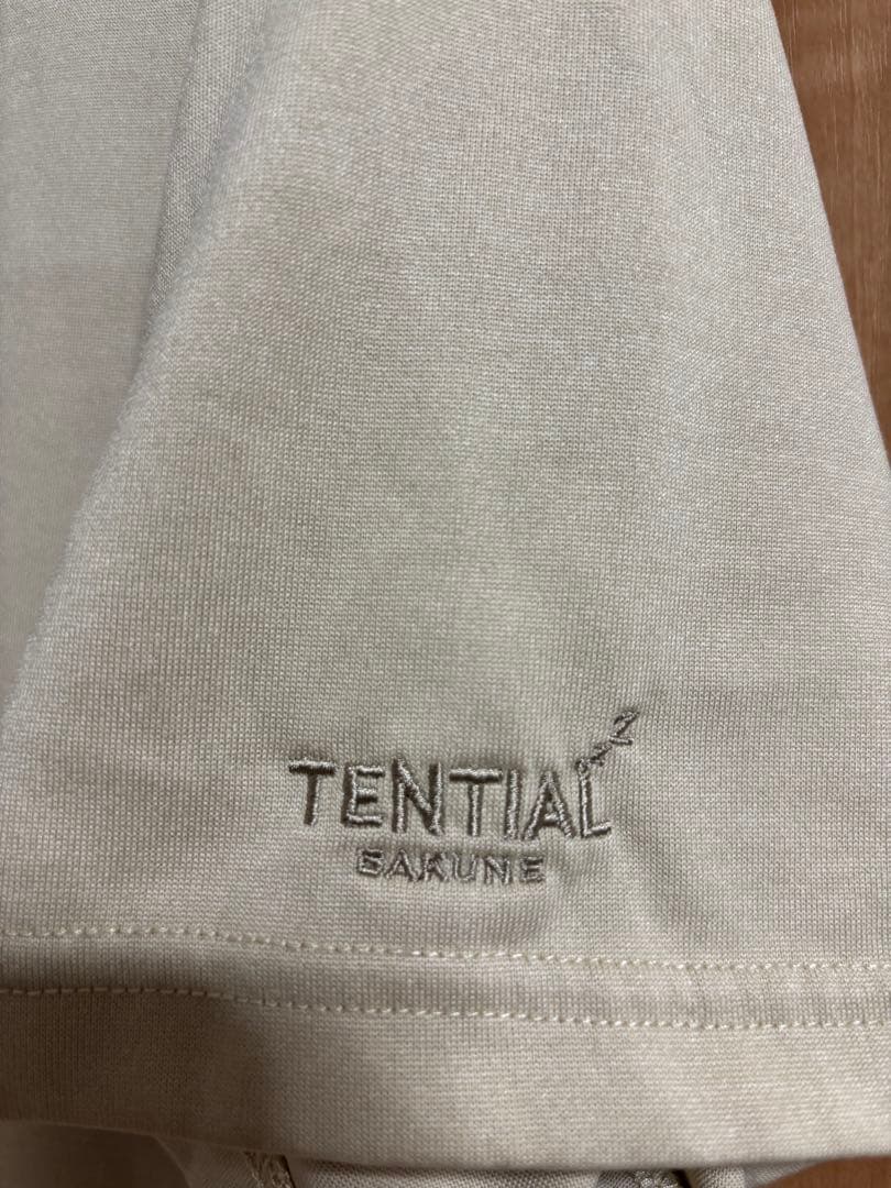 TENTIAL ベージュ 半袖パジャマセット　Mサイズ