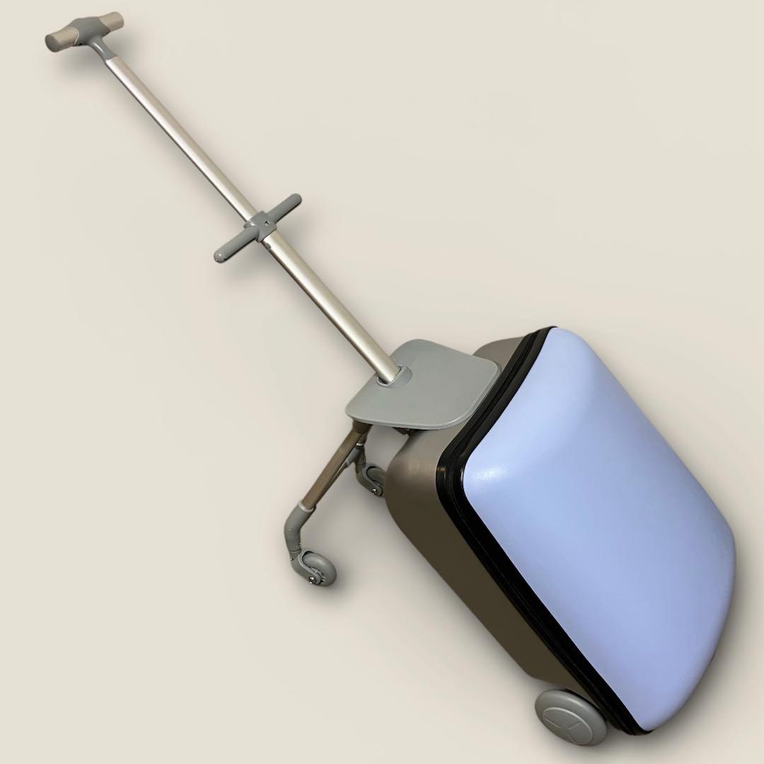 子供用スーツケース 3WAY乗れる ブルー キャリーケース 20インチ 40L