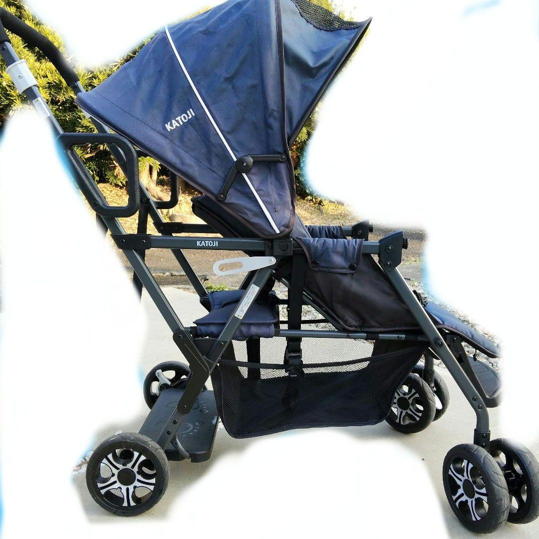 【カトージ(KATOJI)】ベビーカー 二人でゴー　二人乗り　ベビーカー バギー