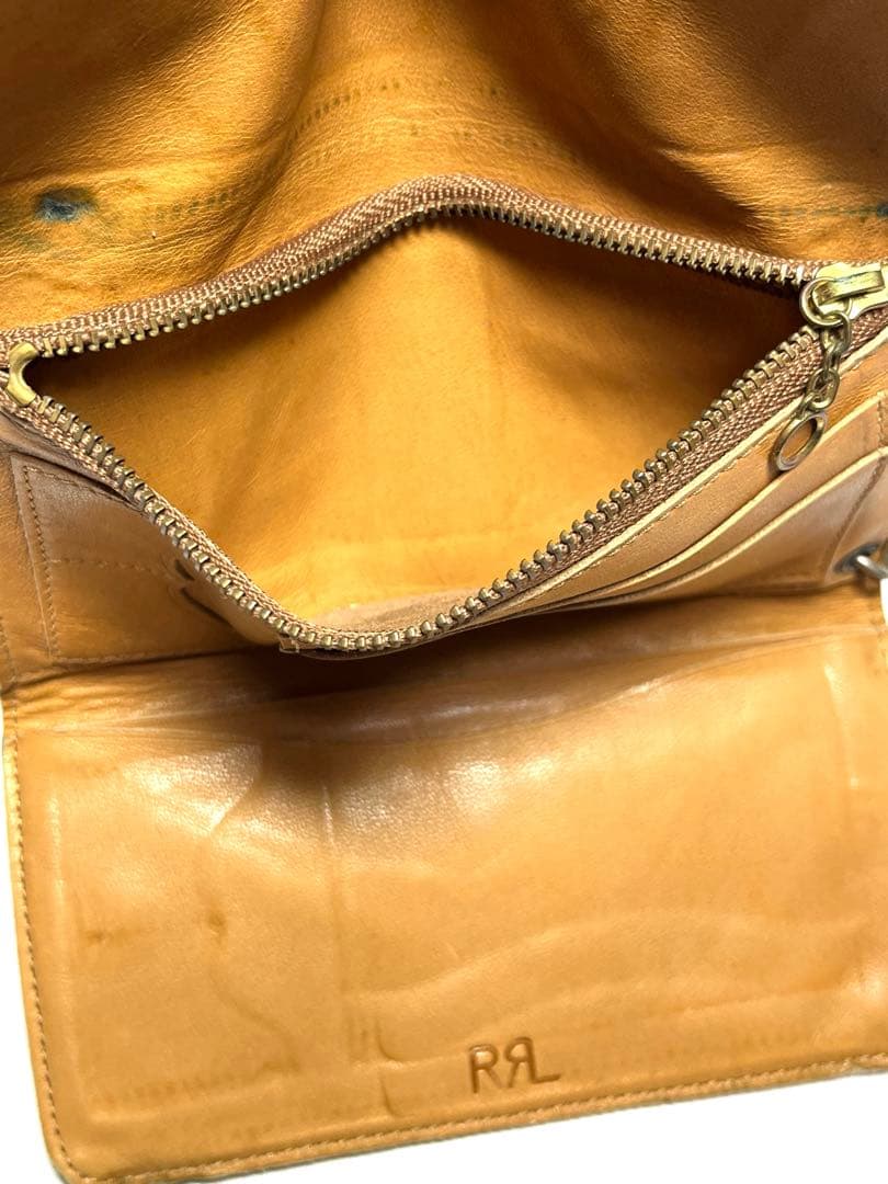 RRL レザーウォレット 革の味極まる ウエスタンステッチ