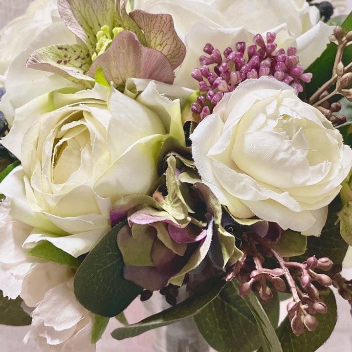 SALE！ナチュラルクラッチ　ウェディングブーケセット