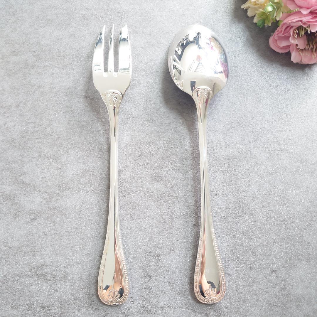 美品 クリストフル マルメゾン サービングフォーク サービングスプーン