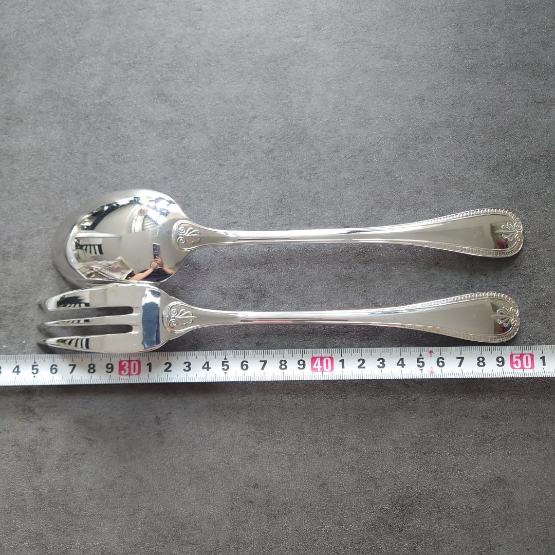 美品 クリストフル マルメゾン サービングフォーク サービングスプーン
