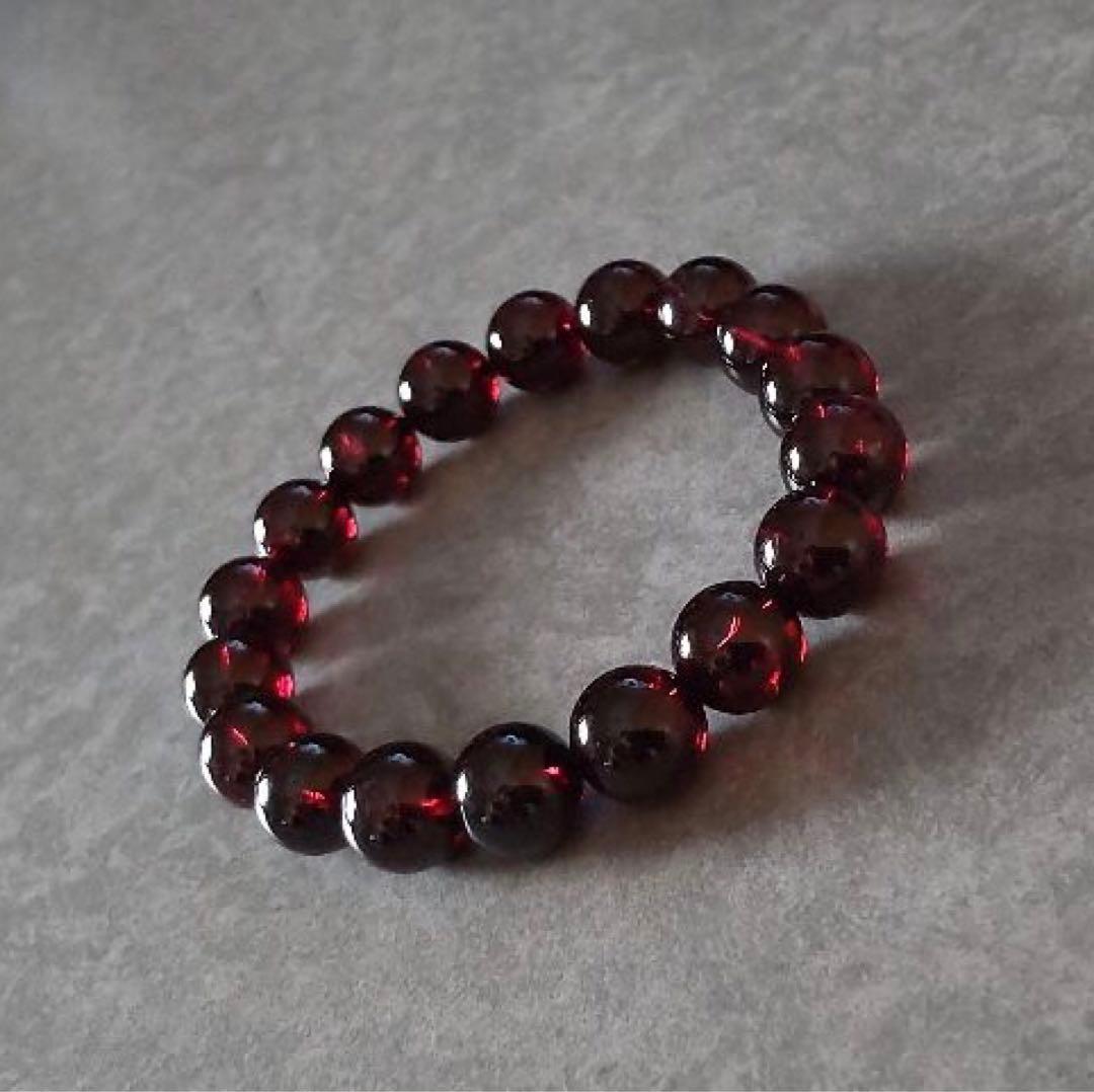 【アルマンディンガーネット】ブレスレット パワーストーン 天然石
