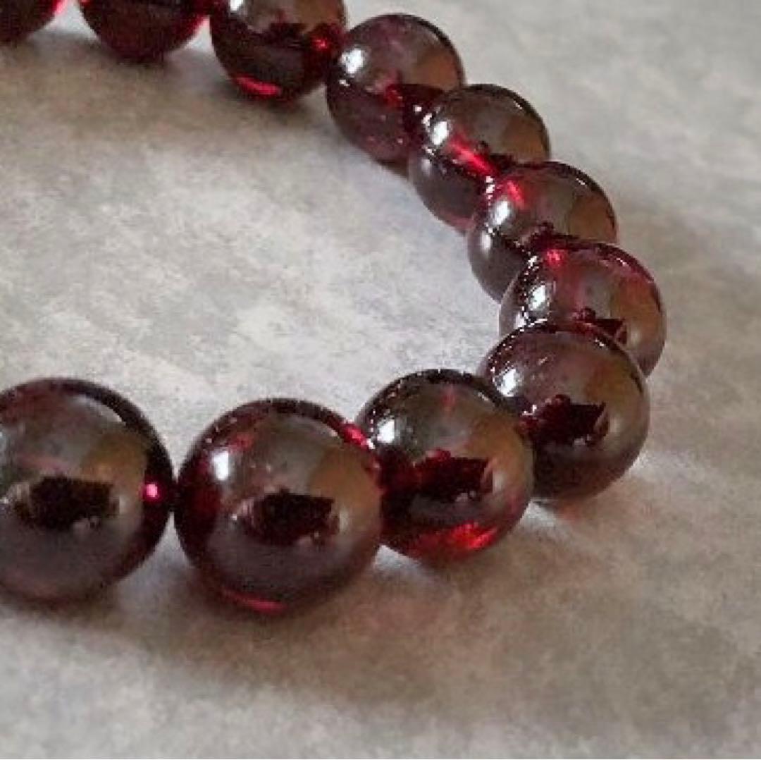 【アルマンディンガーネット】ブレスレット パワーストーン 天然石