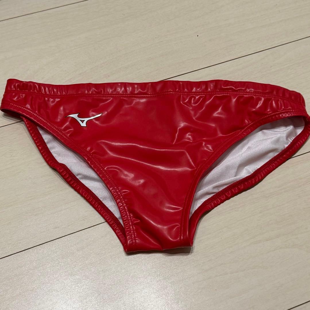Mizuno 赤 競泳水着 水球用 ポロパン Lサイズ
