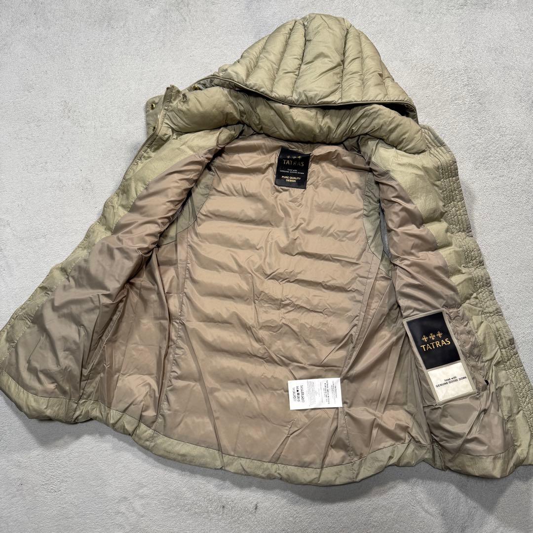 タトラス　LTA17A4573 レディース　ダウンベスト　03サイズ　ベージュ系