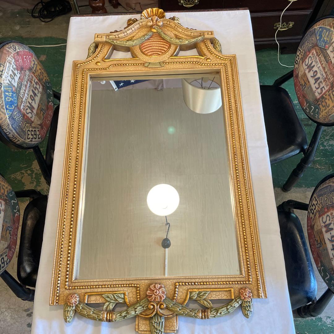 ‼︎大幅お値下げ‼︎ イタリア・アンティーク・大型壁掛けミラー