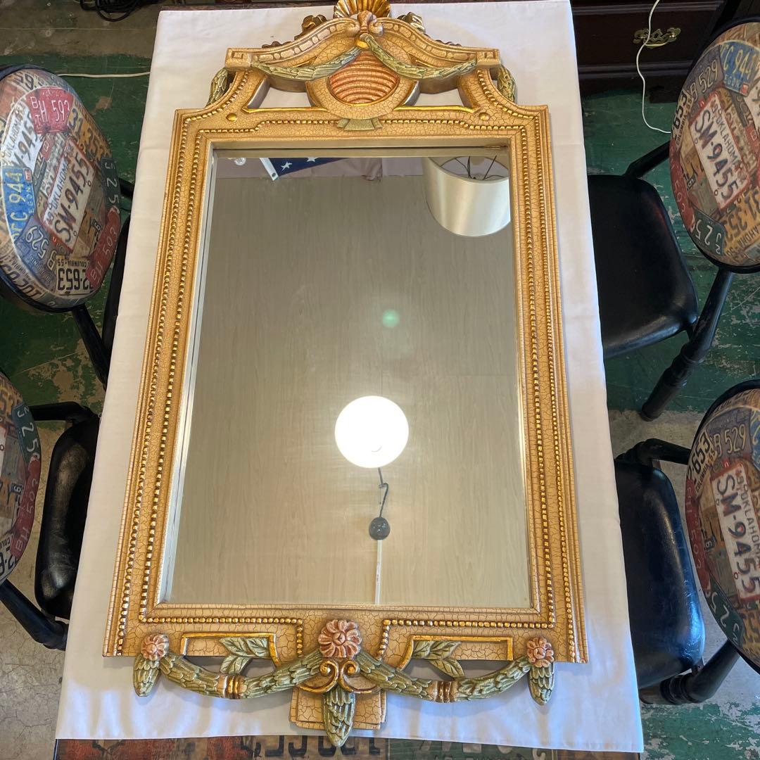 ‼︎大幅お値下げ‼︎ イタリア・アンティーク・大型壁掛けミラー