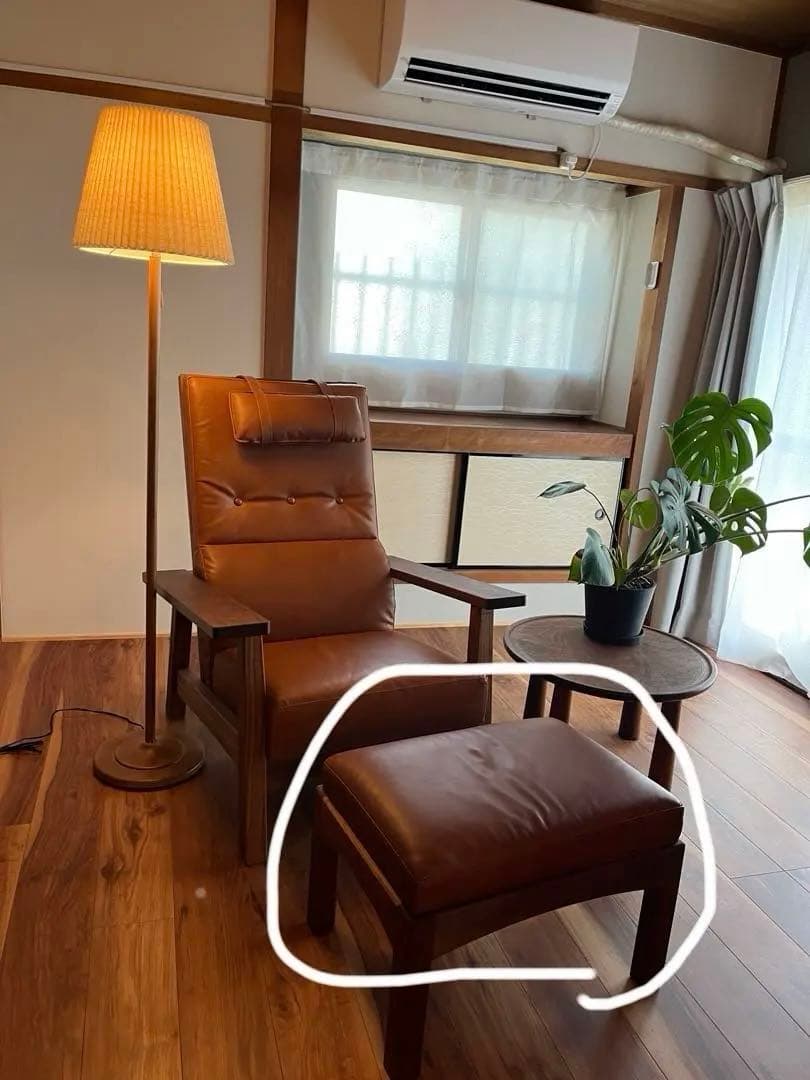 ウッドユーライクカンパニー フライトソファ（一人掛）オットマンのみ