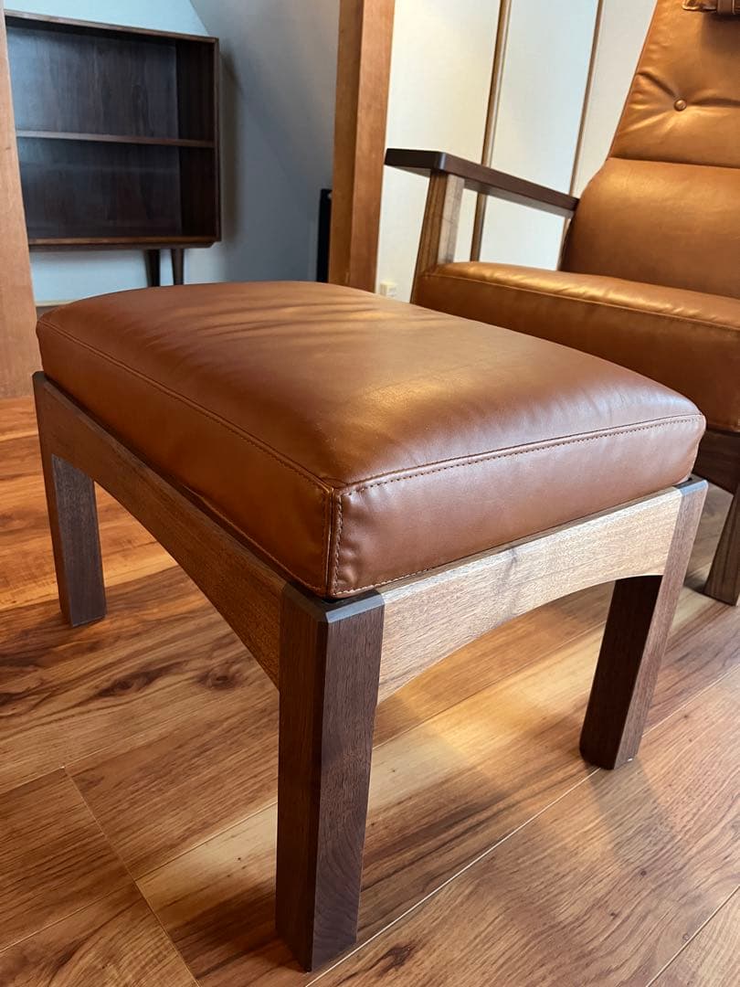 ウッドユーライクカンパニー フライトソファ（一人掛）オットマンのみ