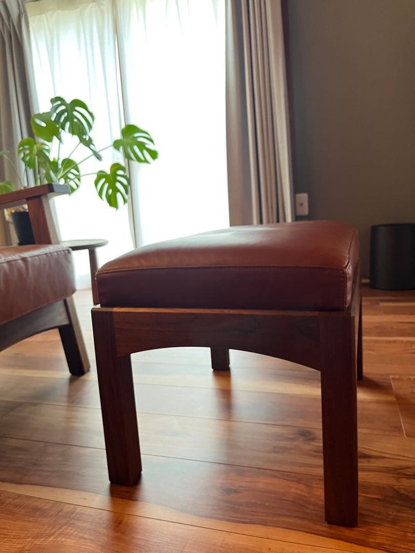 ウッドユーライクカンパニー フライトソファ（一人掛）オットマンのみ