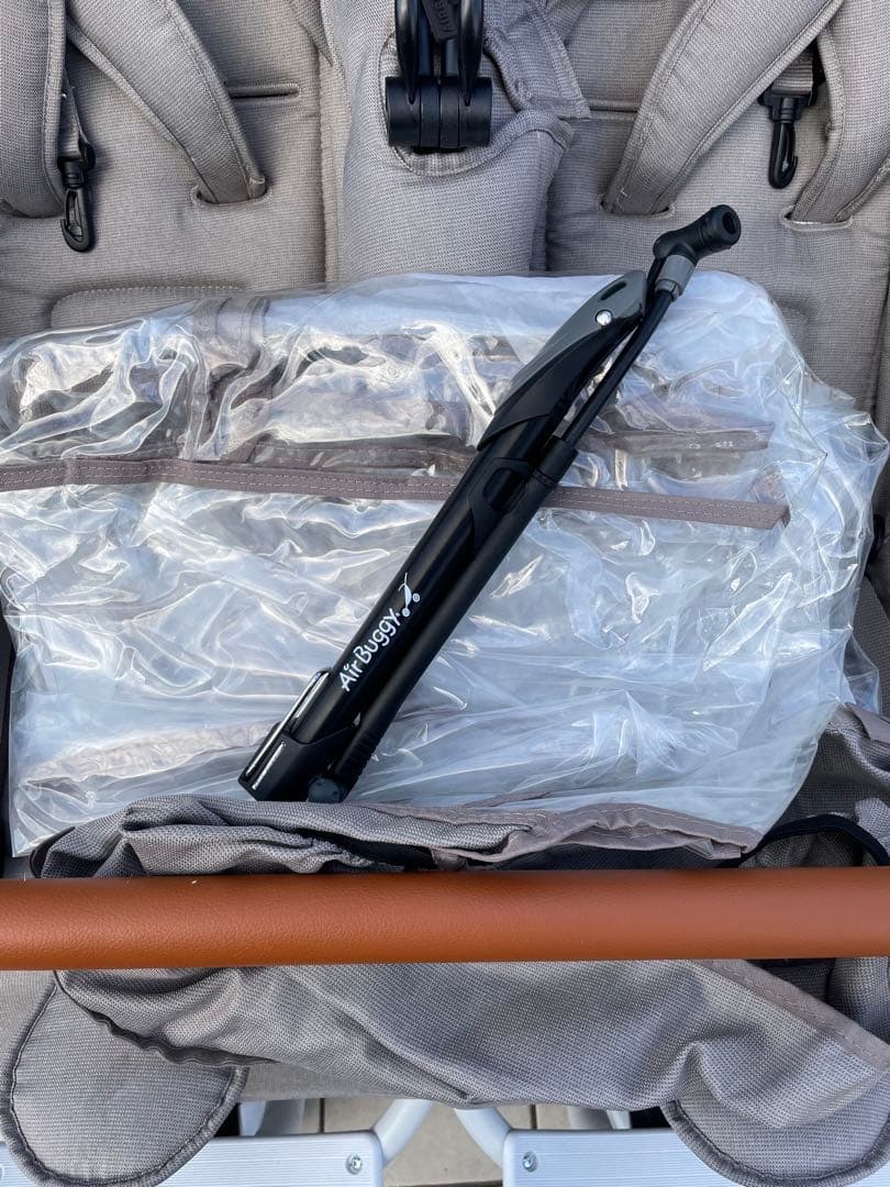 AIRBUGGY ココダブル 2人乗りベビーカー ストーン