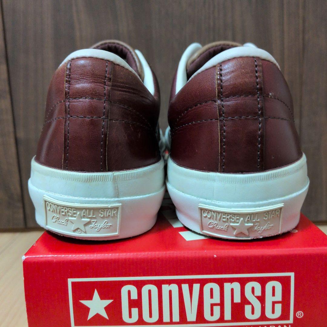 【US8】ジャックスター　レザー　バーガンディー　 ALL STAR　ワンスター