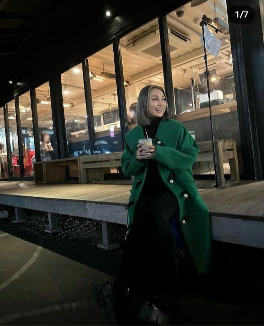 倖田來未着用パメオポーズダッフルコート