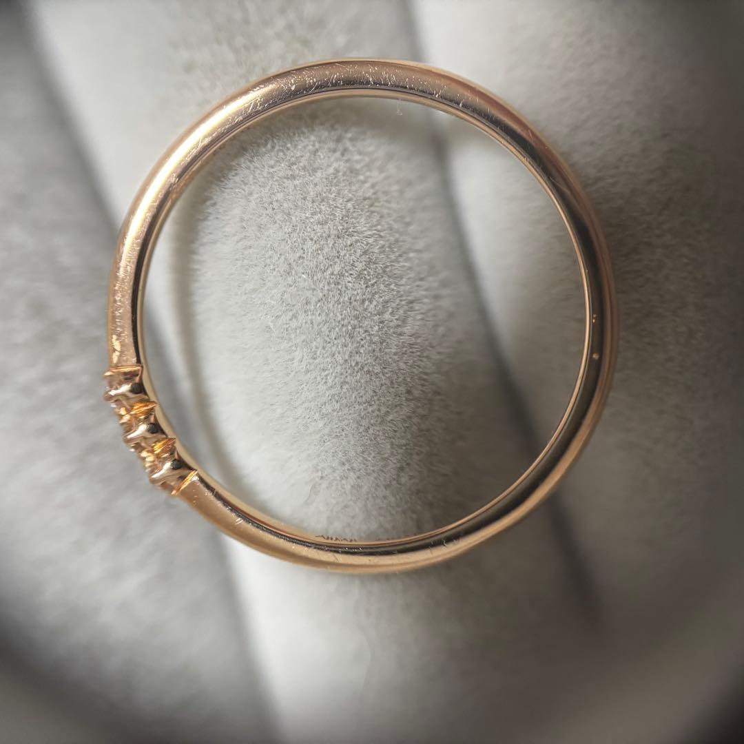 AHKAH アミュレットリング 18Kピンクゴールド ダイヤモンド　11号