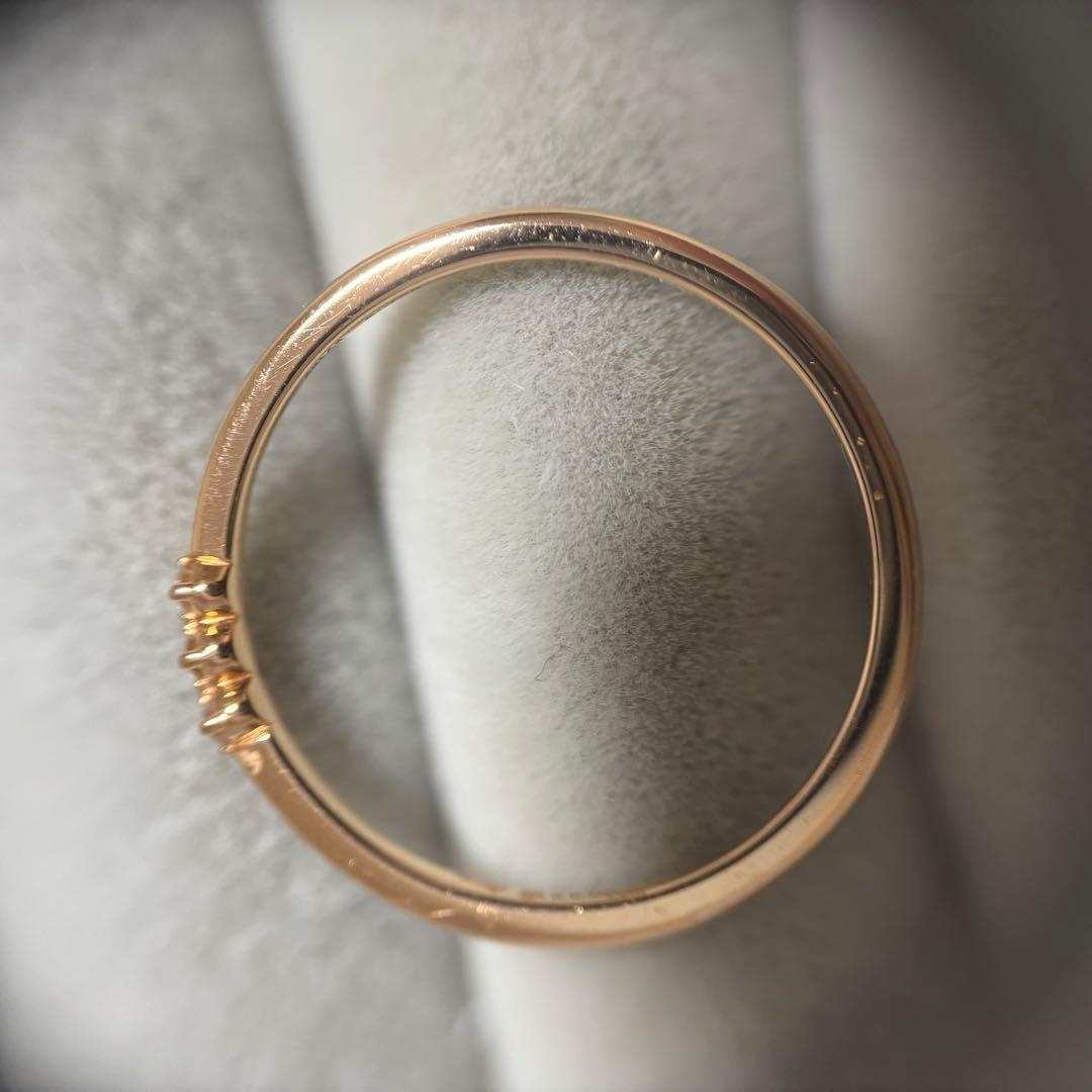 AHKAH アミュレットリング 18Kピンクゴールド ダイヤモンド　11号