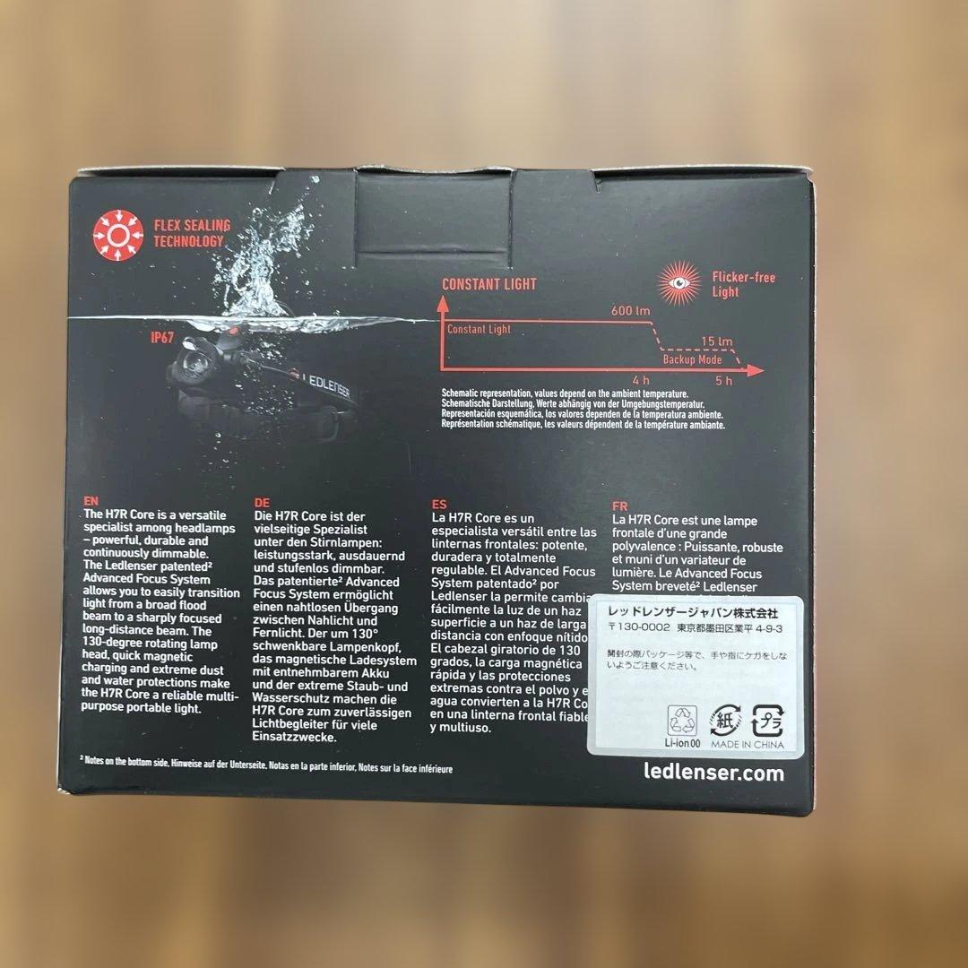 11025Ledlenser LEDヘッドライト H7R Coreシリーズ 新品