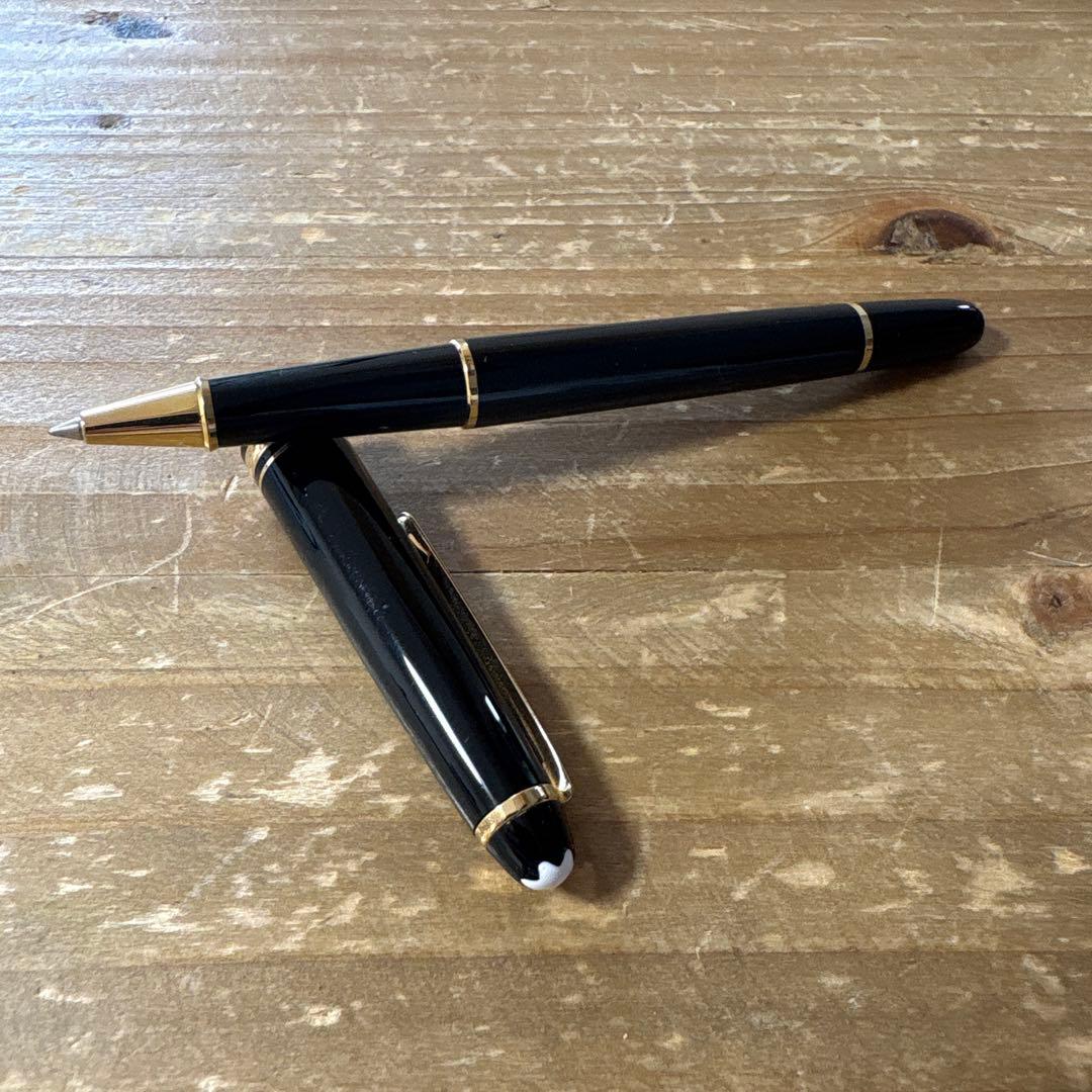 お*よ様 モンブラン 164 クラシック ブラックx ゴールド ボールペン
