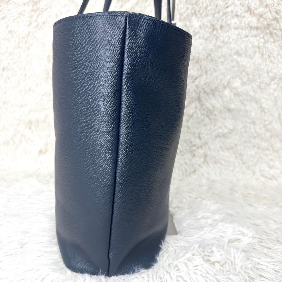 希少 ペッレモルビダ トートバッグ ビジネスバッグ レザー ネイビー