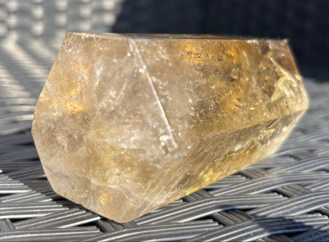 【天然石】爆虹　シトリン　タワー②