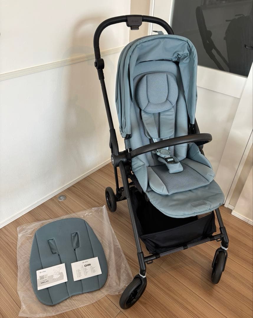 【美品】cybex メリオカーボン 2024年モデル ストーミーブルー