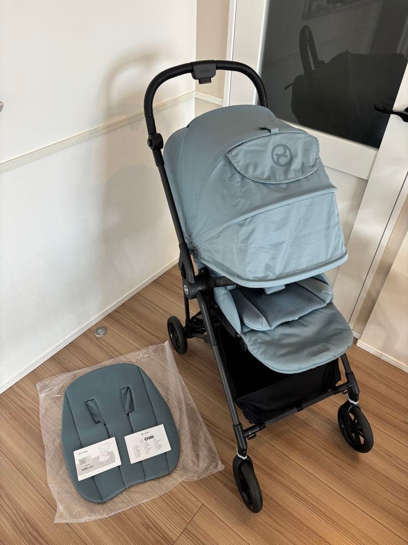 【美品】cybex メリオカーボン 2024年モデル ストーミーブルー