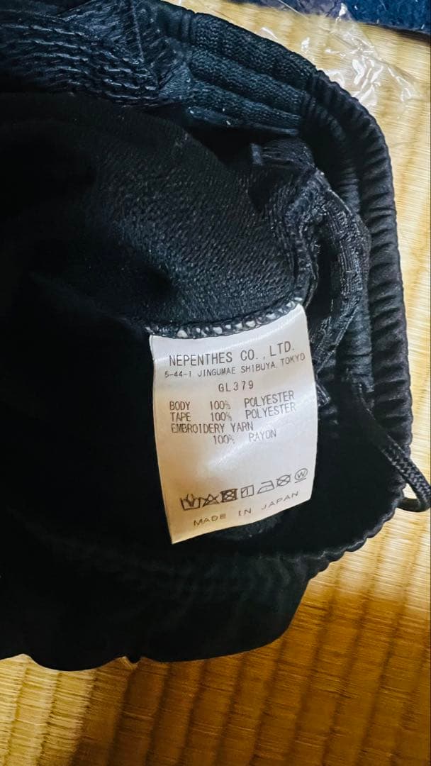 C*C様 needles トラックパンツ　ナロー　ブラック　ロフトマン