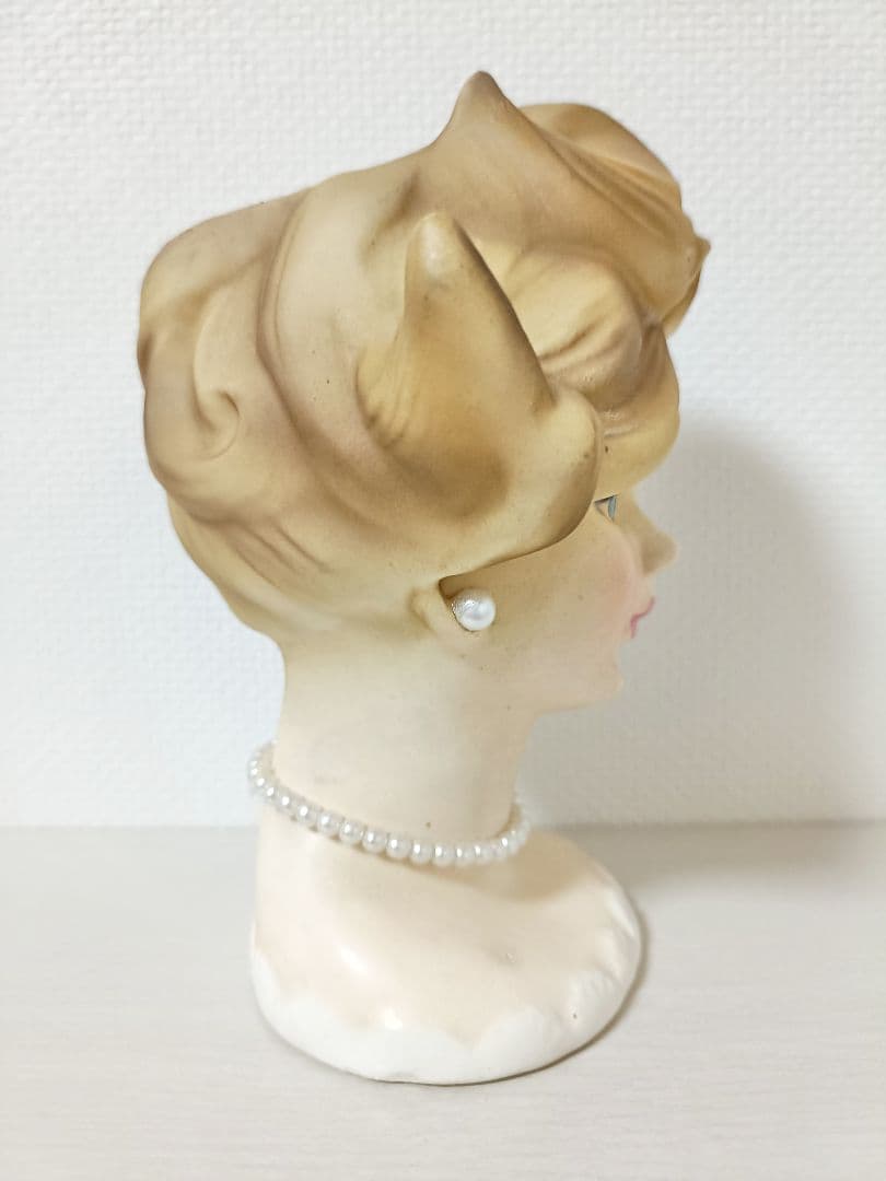 レディ　ヘッドベース　瀬戸ノベルティ　フラワーベース　アメリカンヴィンテージ