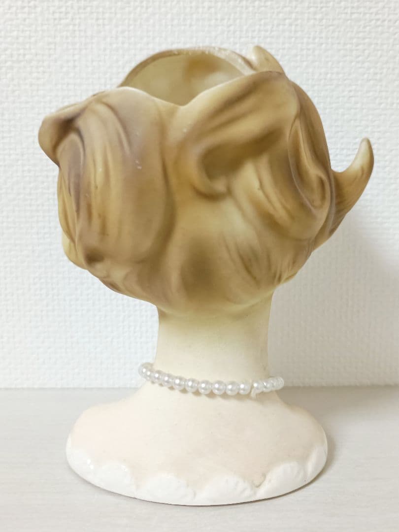 レディ　ヘッドベース　瀬戸ノベルティ　フラワーベース　アメリカンヴィンテージ