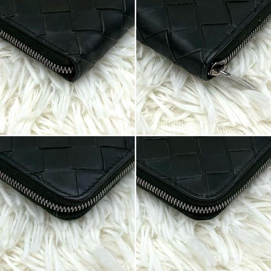 ICチップ内蔵 BOTTEGA VENETA イントレチャート グレー×ピンク