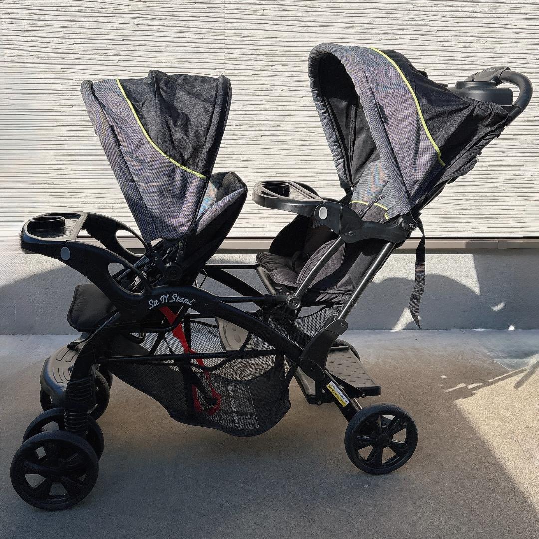 二人乗り✨SIT N STAND DOUBLE ベビーカー SS76430