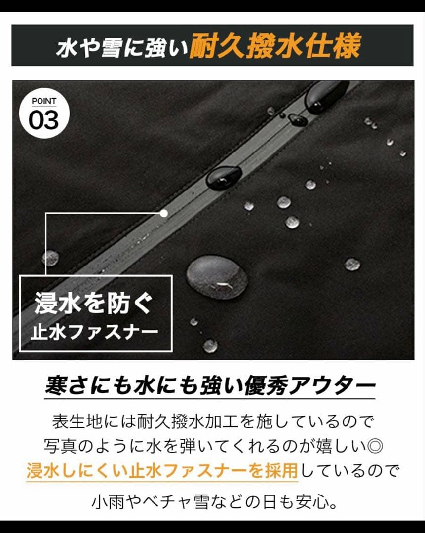 【25年11月購入】ハミューレストレッチダウンパーカーLLブラック