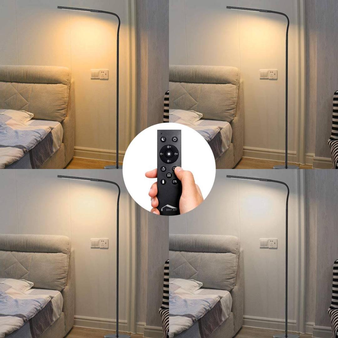 オシャレLEDフロアランプ 光&5階段調色 省エネ 高輝度