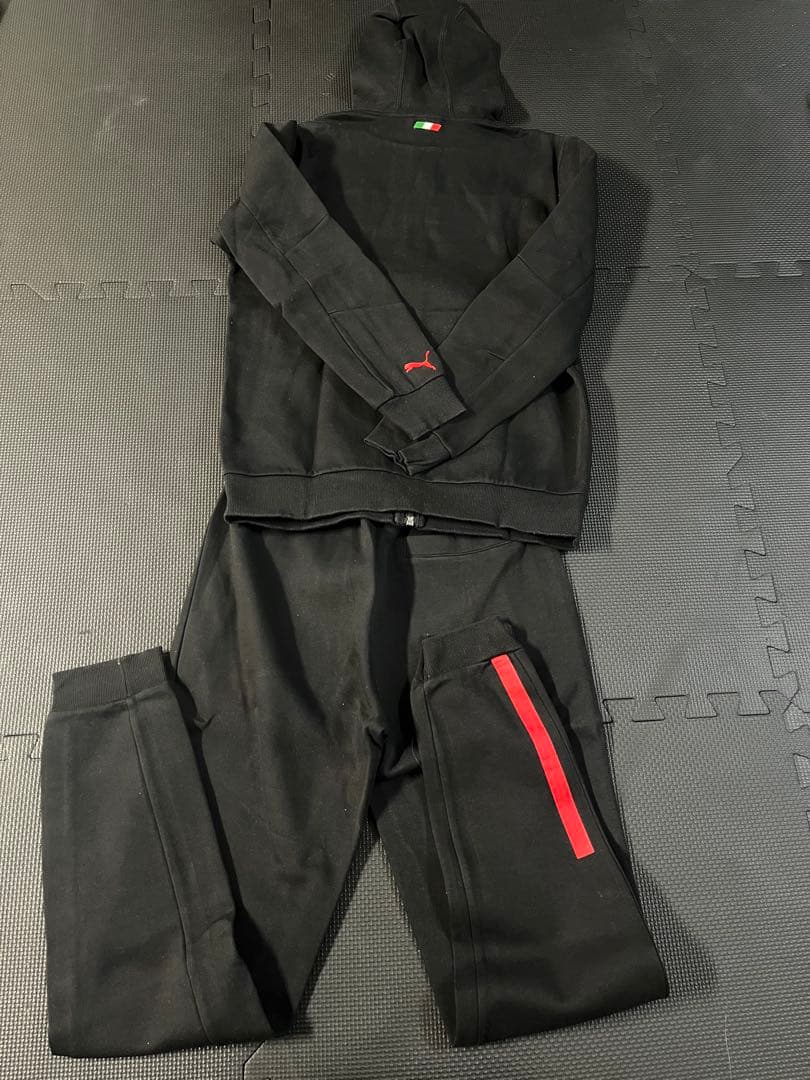 Puma Ferrari ジャージ上下セット S 黒