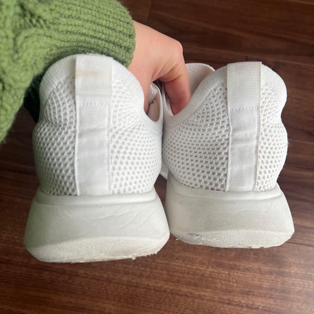 ラクバキ　ソフトスニーカー　ホワイト　L 23.5cmから24cm