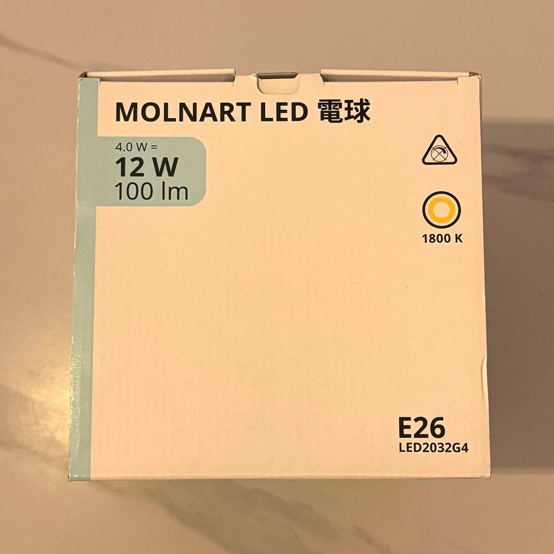 MOLNART LED電球 E26 12W 1800K モールナルト
