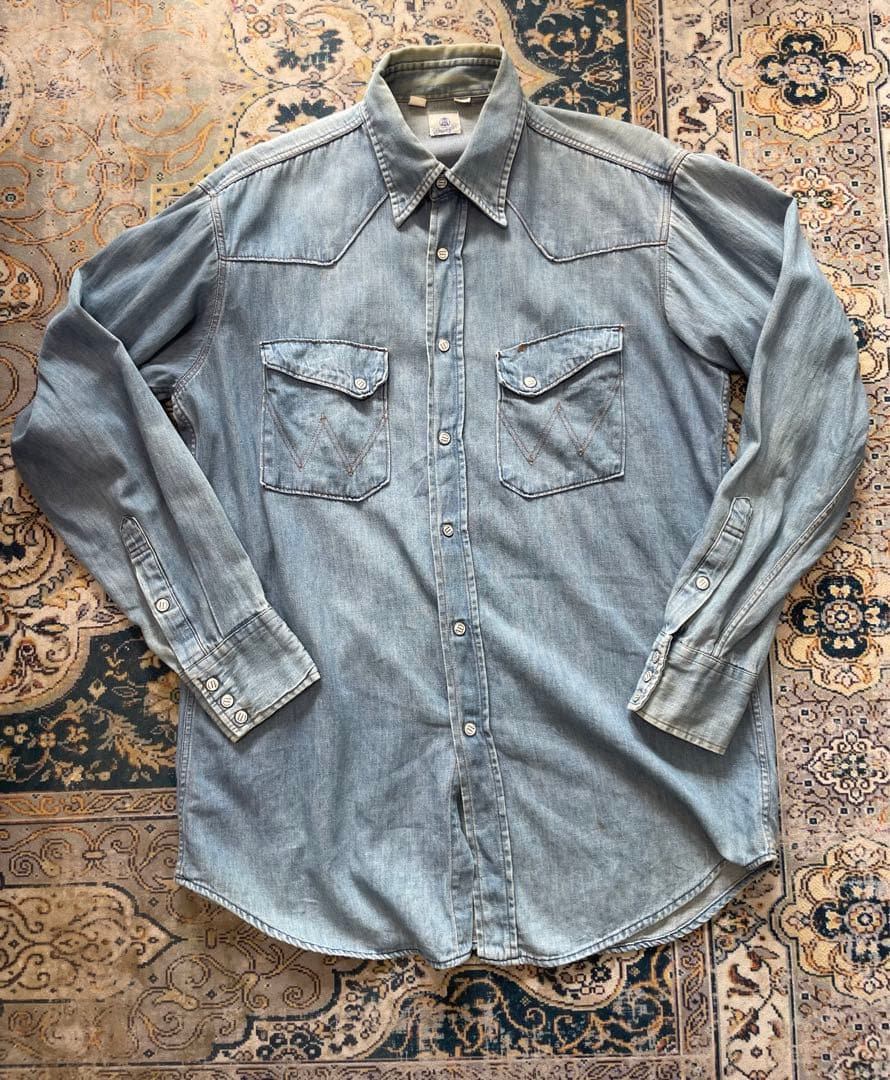 90年代　50年代復刻　27mw vintage Wrangler フルスナップ