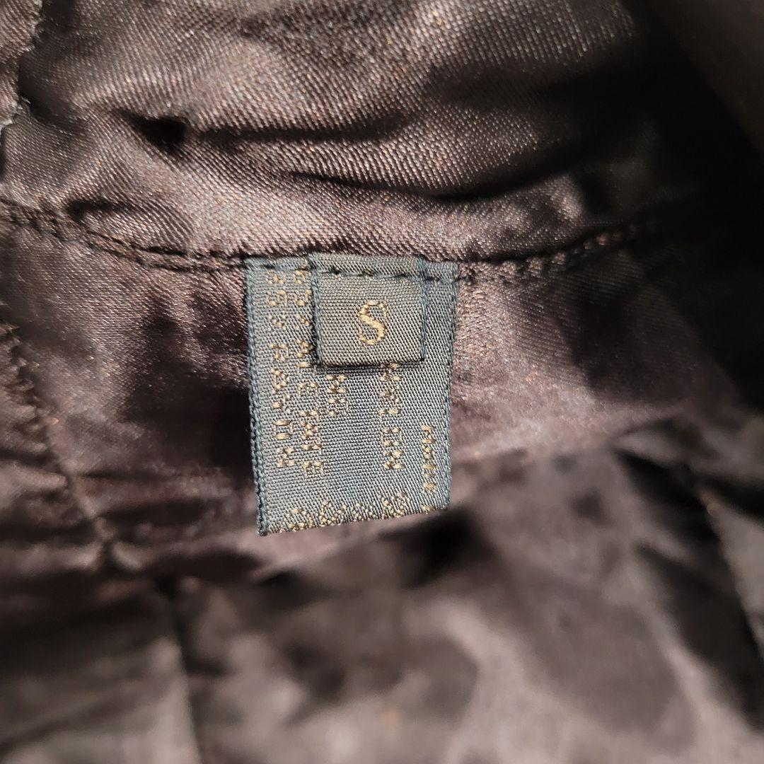 PRADA　ブラウン　ロングコート　裏地キルティング　トレンチコート