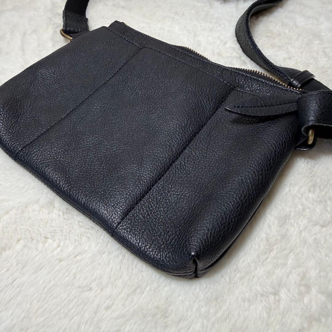 Japan Made屋　姫路レザー　ボディバッグ　ブラック　 黒　タクゾー