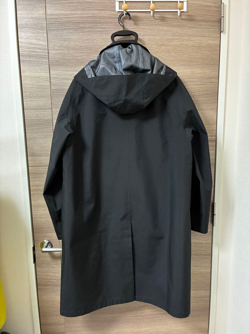 DANTON ステンカラーコート ブラック