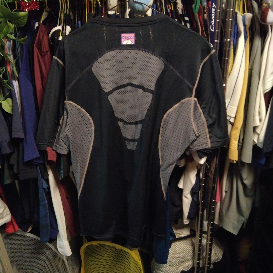 野球ウェア　ナイキ半袖シャツバファローズLLサイズホームランネイビーユニフォーム