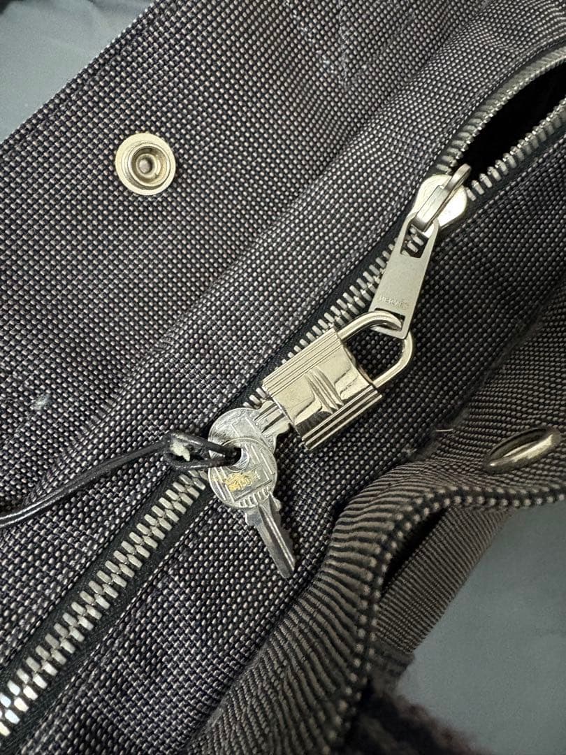 こ*ち様 エルメス エールラインMMトートバッグ　グレー＆ 茶色のセット