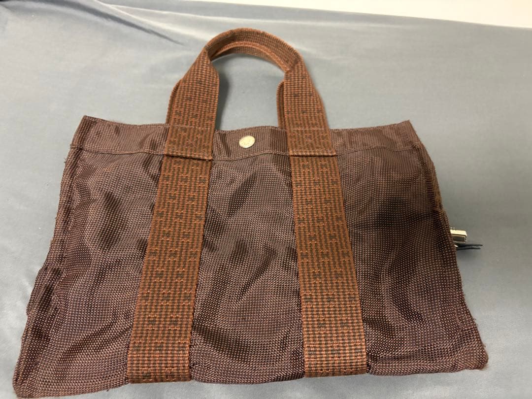 こ*ち様 エルメス エールラインMMトートバッグ　グレー＆ 茶色のセット